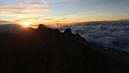 Sunrise from the summit of Mount Kinabalu