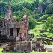 Wat Phou temple ruins near Champasak