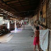 Iban longhouse in Batang Ai
