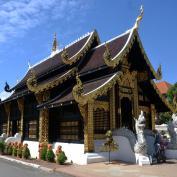 Wooden temple in Chiang Mai