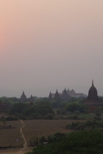 Looking over Bagan - InsideBurma Tours