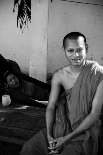 Friendly Monk in Cambodia 