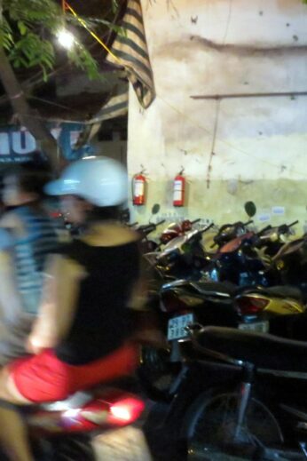 Hanoi hustle & bustle! Can’t find a parking spot for your motorbike…?