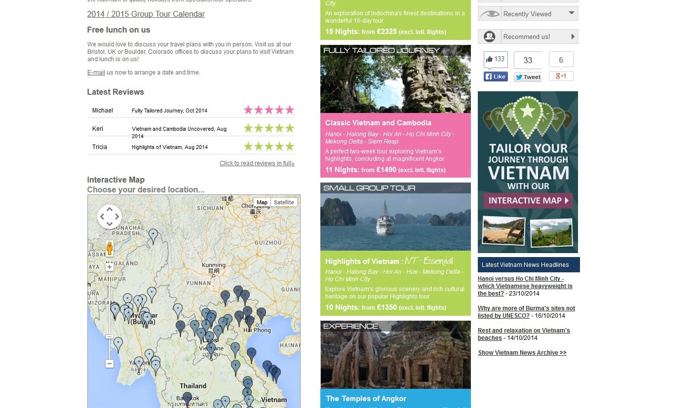 Explore Vietnam guide screenshot