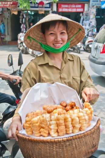 street food vendor Hanoi