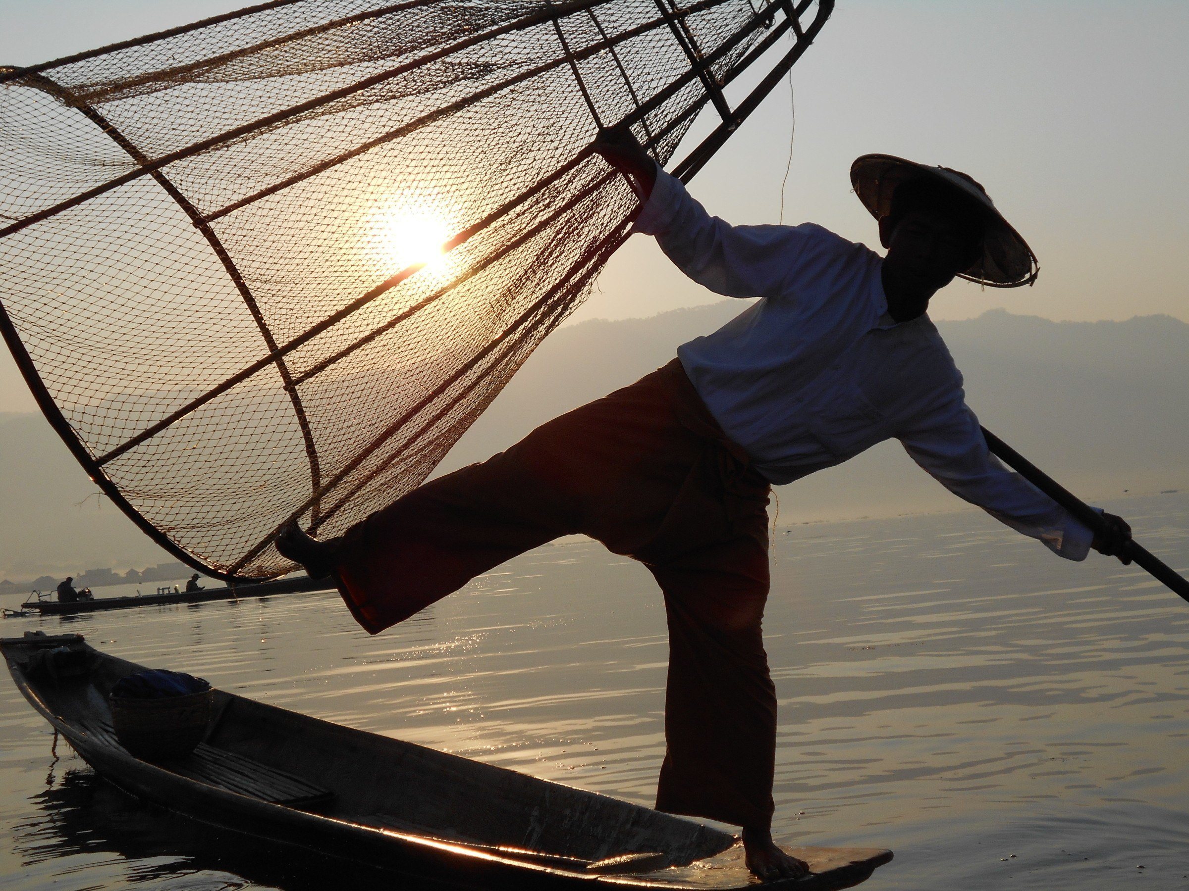 Dancing Fisherman - Beautiful Burma