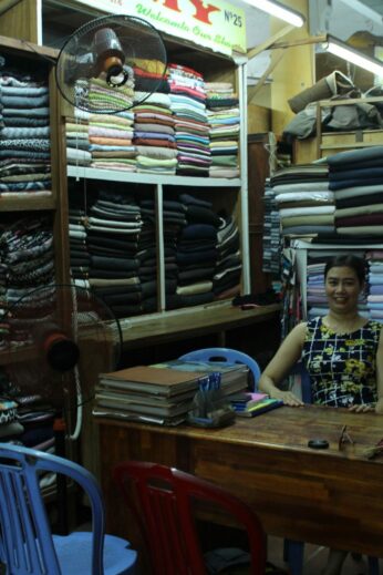 I recently visited this Hoi An tailor for two sets of silk pyjamas, which she knocked together in just an hour!