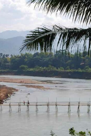 View over the Nam Ou River in northern Laos