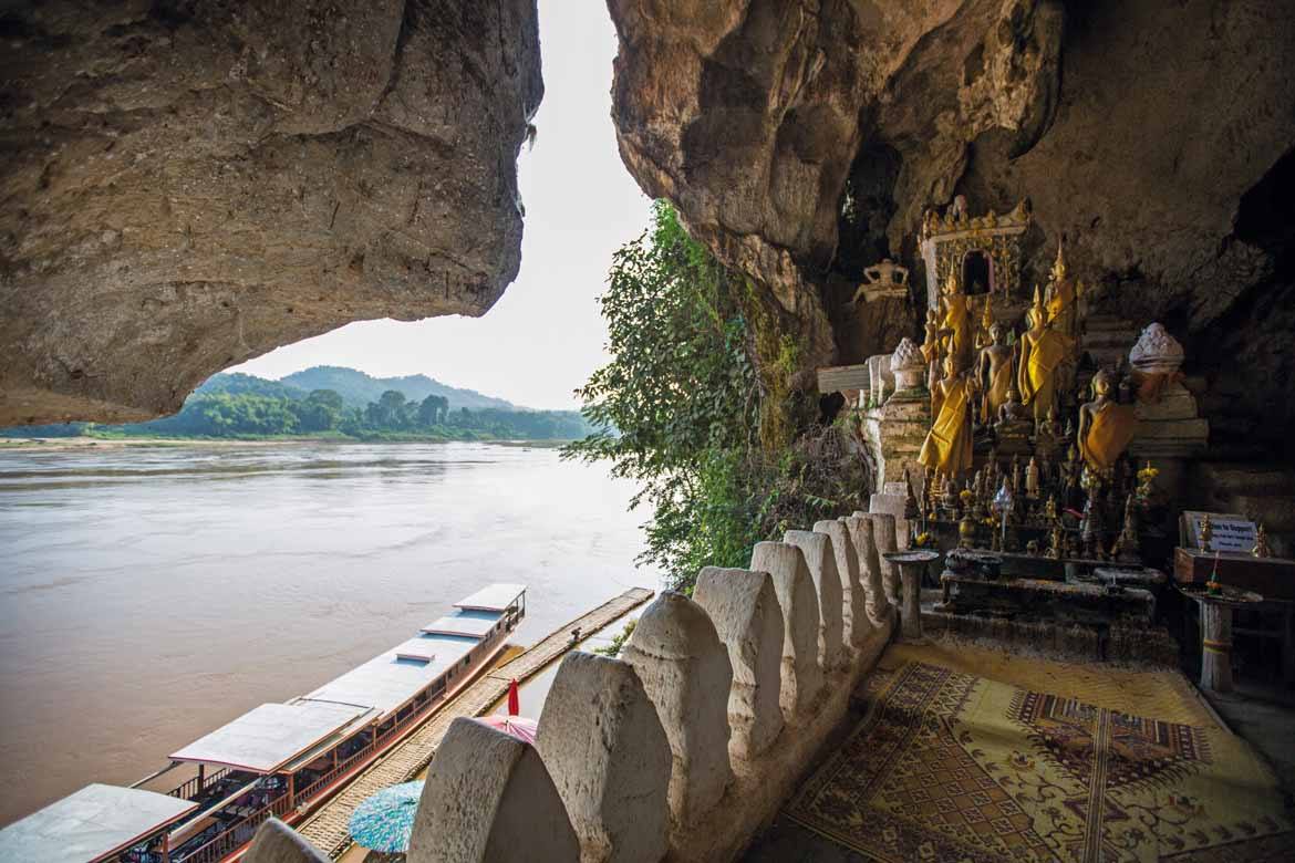Pak Ou Caves - visited on the Luang Say Cruise