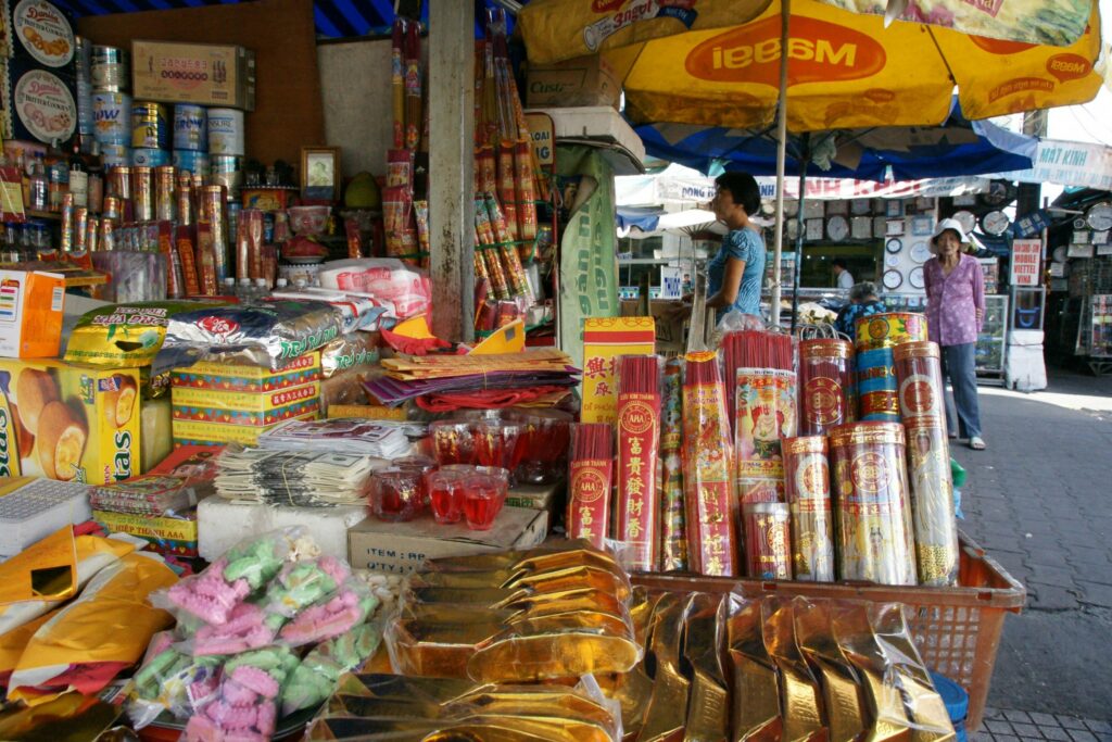 Bazaar in Ho Chi Minh city