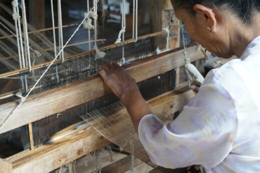 Weaver at Inle Lake, Burma (Myanmar)