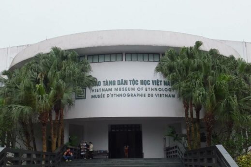 The exterior of Museum of Ethnology in Hanoi, Vietnam
