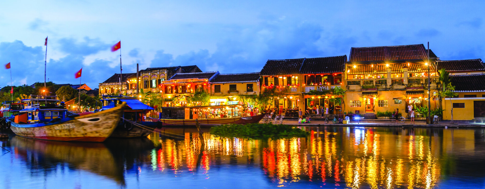 Hoi An Riverside twilight, Vietnam