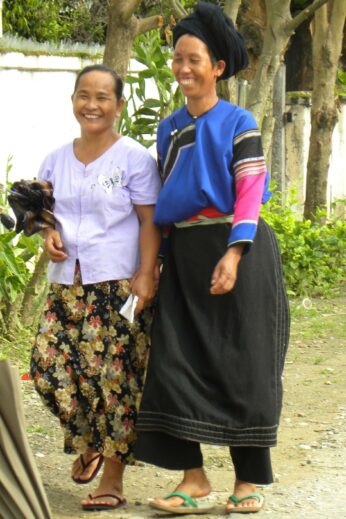 Villagers laughing in Hsipaw, Burma