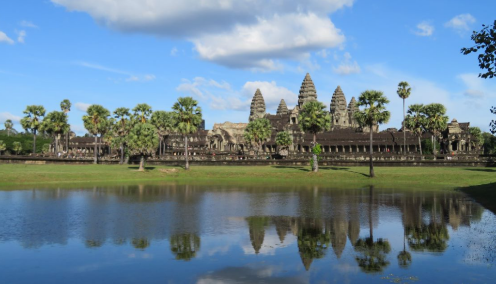 The Angkor Wat temple complex