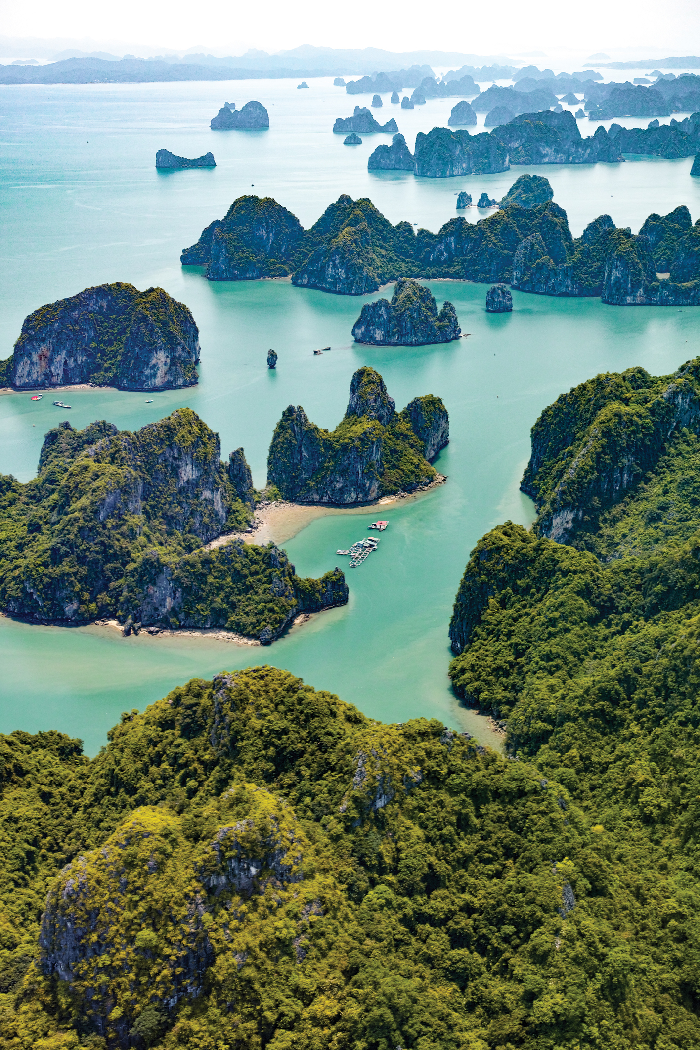 Vietnam - Halong Bay - Aerial View - Stock