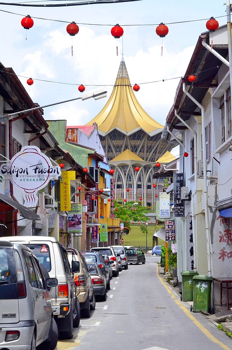Borneo - Kuching - Street.jpg Streets of Kuching