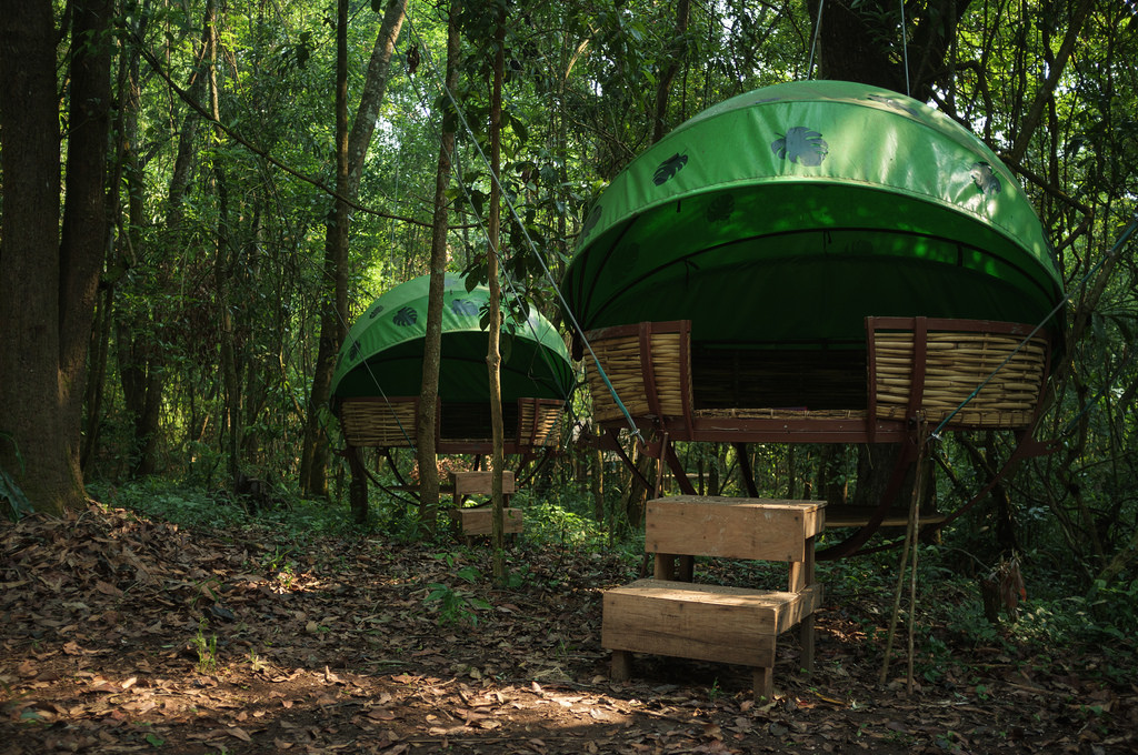 Forest huts in Nam Et-Phou Louey NPA - Wildlife Conservation Society ©