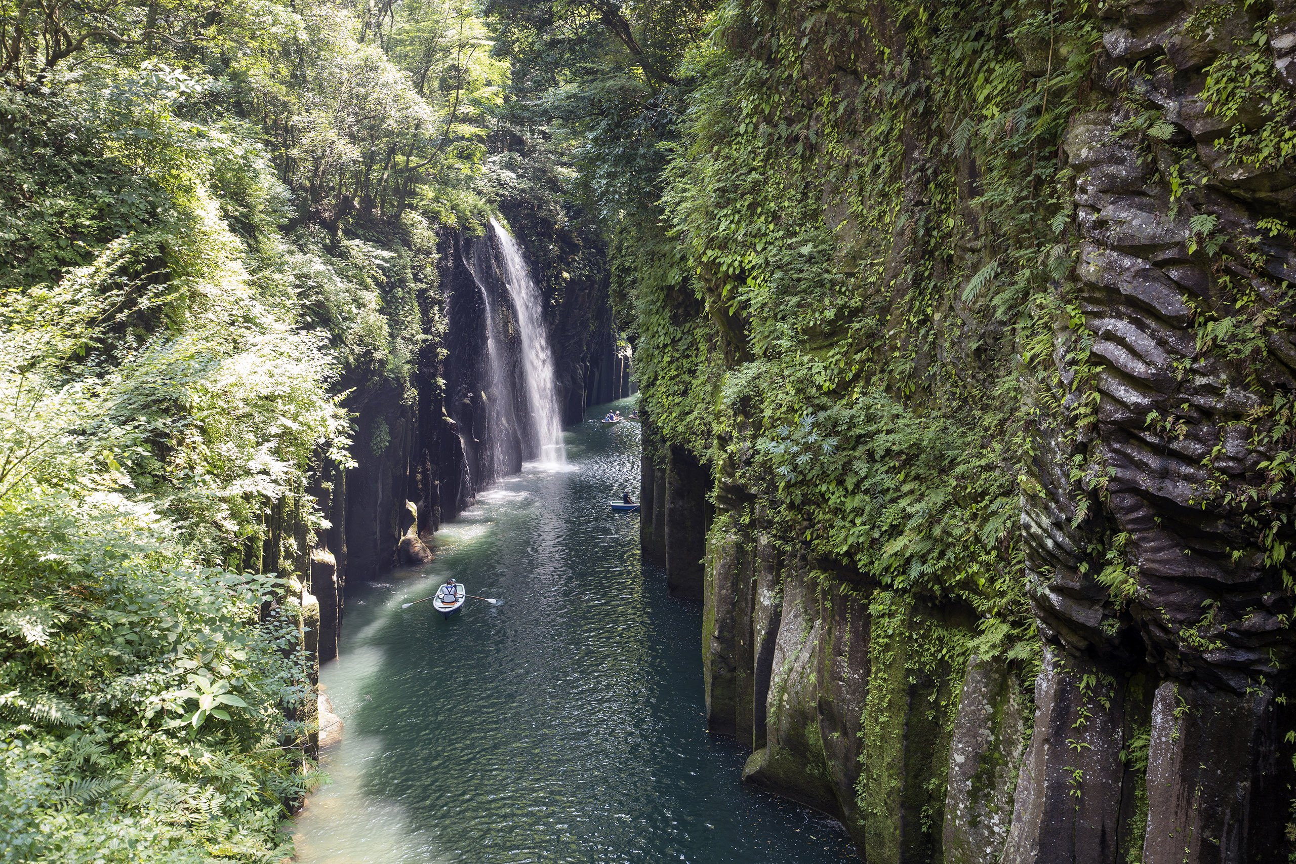 Waterfall in Takachiho Gorge, Japan