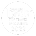Conde Nast top travel specialists 2022 award