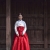 Girl wearing traditional Korean dress