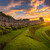 Hwaseong Fortress_ Suwon.jpg Fortress walls on hill at Suwon at sunset