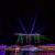 Laser show at Marina Bay at night