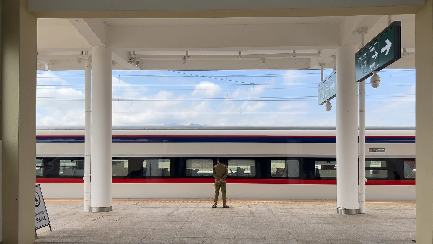 Train station in Laos