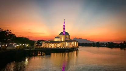 Sunset in Kuching 