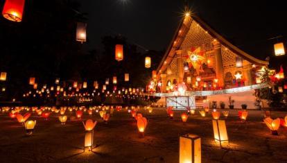 Boun Ok Phansa Festival in Luang Prabang