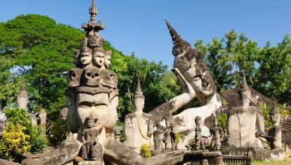 Xieng Khuan Buddha Park in Vientiane