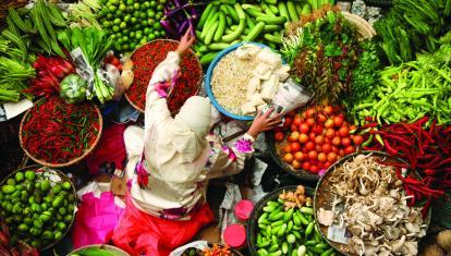 Kuala Lumpur food market