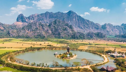 Hpa An lagoon