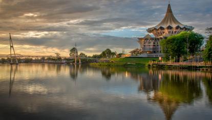 Kuching waterfront