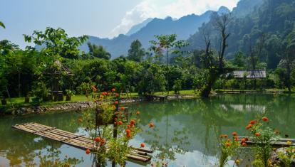 Pool in Vang Vieng