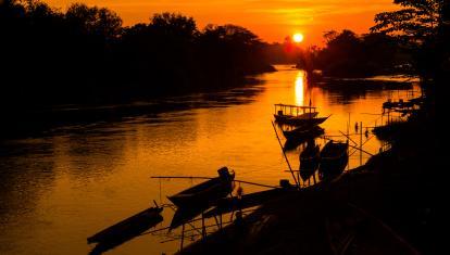 Sunset over 4,000 Islands