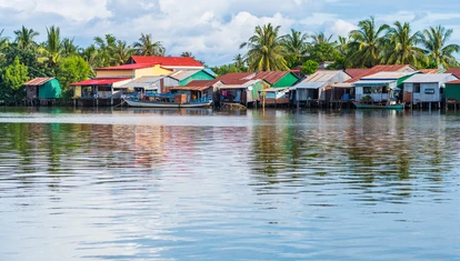 Floating villages at Kampot