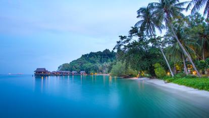 Waterfront villas at Pangkor