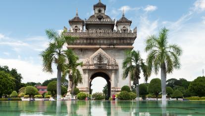 Monument in Vientiane