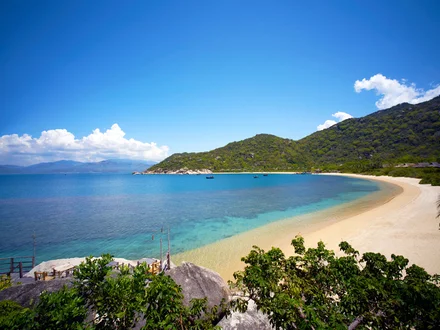 Beach at Ninh Van Bay
