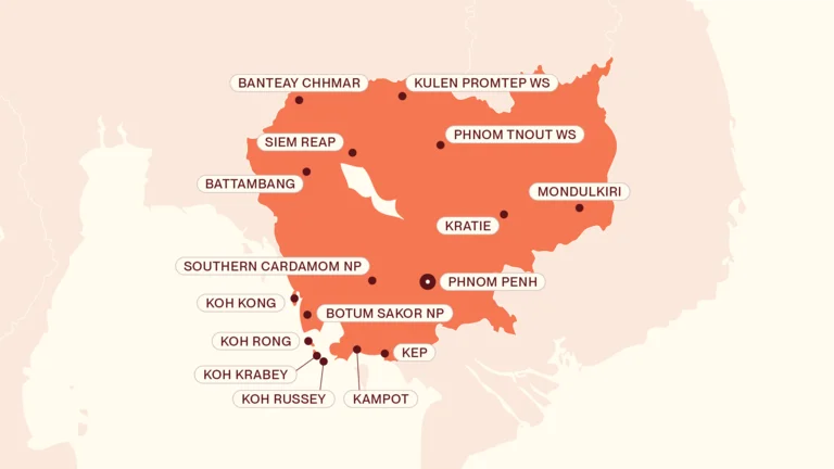 Cambodia map