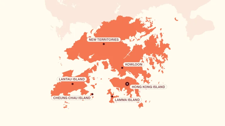 Hong Kong map