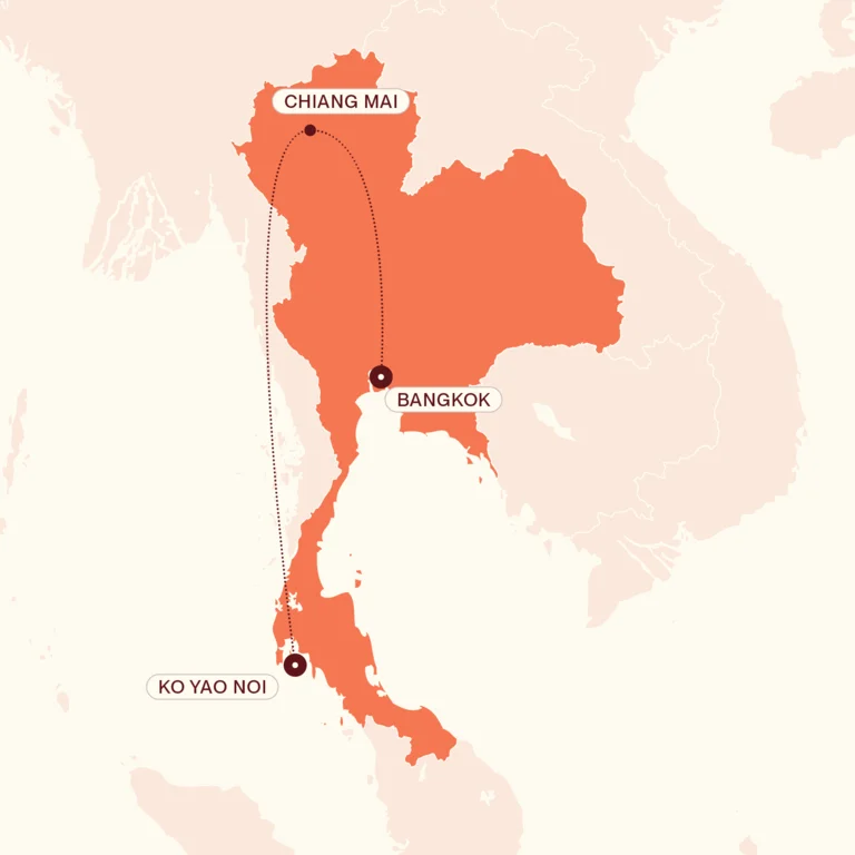 Luxury Thailand Map