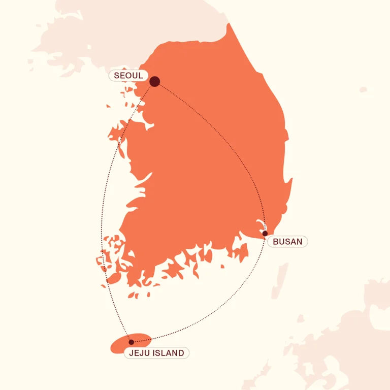 Adventure Family Itinerary South Korea_mobile Map