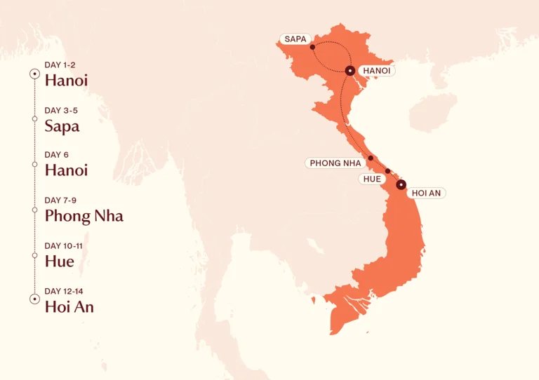 Adventurer's Vietnam Desktop map