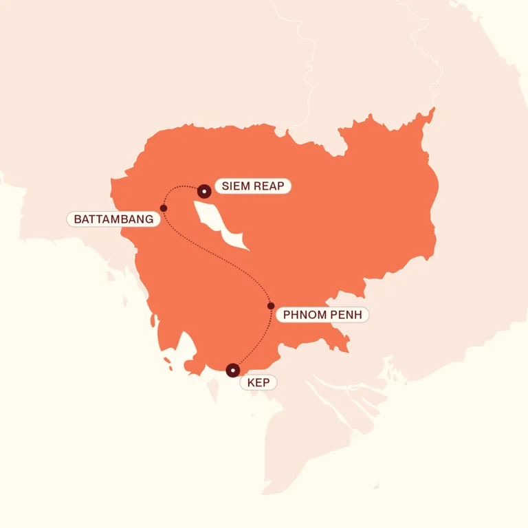 Culinary Cambodia map