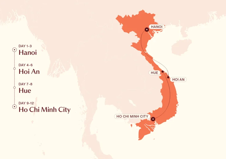 Food Lover's Vietnam map