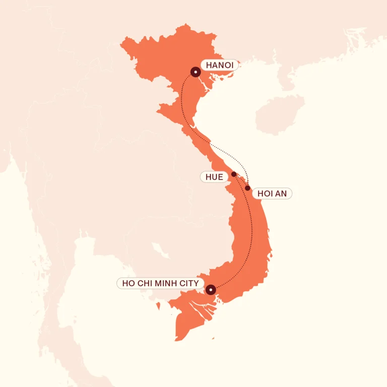 Food Lover's Vietnam map