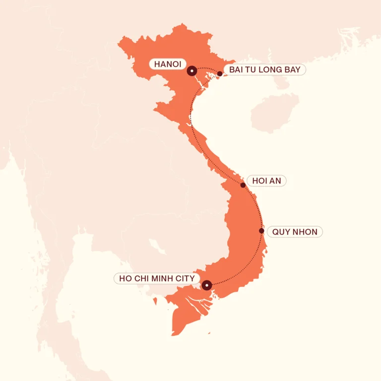 Luxury Vietnam Mobile map