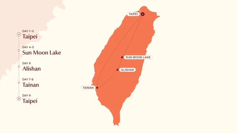 Map of Taiwan